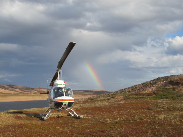 “My ride” in the tundra while volunteering in the Canadian Arctic